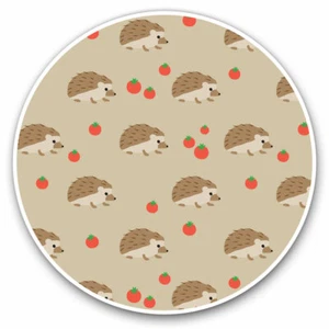 2 x Vinyl Stickers 20cm - Cute Hedgehog Tomatoes Animals Fun Cool Gift #8446 - Afbeelding 1 van 9