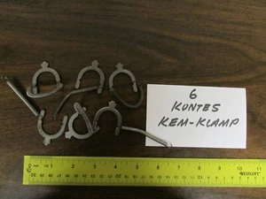 6 Stück -- Kimble Kontes Kem-Klamp Labor Glaswarenklemme - Bild 1 von 2