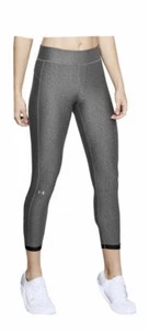 Under Armour Women’s HeatGear Leggings Heather Gray SIZE XS - Picture 1 of 8