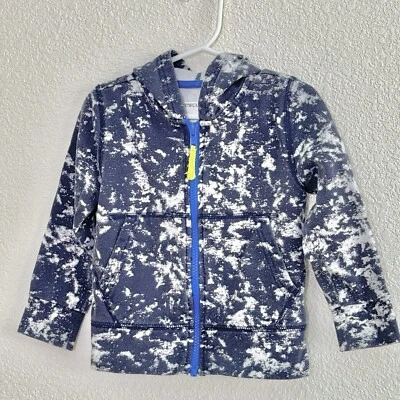 J. CREW Crewcuts 2T  Toddler Full-Zip Hooded French Terry Sweatshirt  Jacket - Image 1 of 4