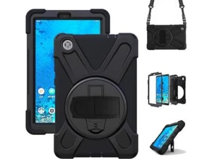 Cover Case for Lenovo Tab M8 3rd Gen 2021 / M8 HD 2nd Gen 2019 + Shoulder Strap - Picture 1 of 10
