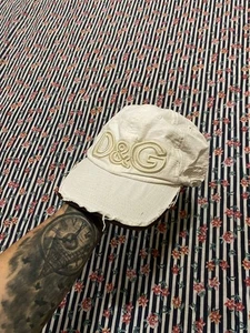 Dolce & Gabbana Baseballmütze bestickt Logo Distressed verblasst 90er Jahre Y2K selten - Bild 1 von 10