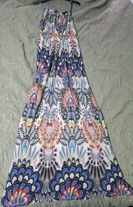 Dorothy Perkins Size 18 Extra Long Sleeveless Summer Floral Colourful Maxi Dress - Picture 1 of 9