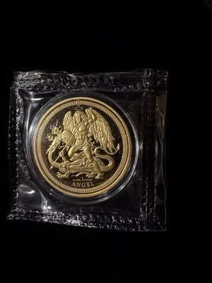 2017 Isle Of Man 1 Oz Gold Reverse Proof Angel - 100 Minted! - Stunning! ✨🚀🔥🪽 - Image 1 of 4