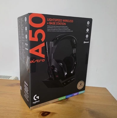 Logitech G Astro A50 LIGHTSPEED Wireless Gaming Headset + Base Station (Gen 5) - Image 1 of 4