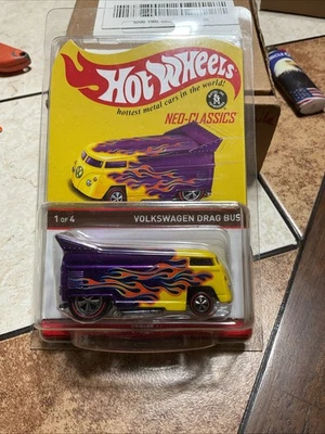 Autobús de arrastre Volkswagen serie 14 Hot Wheels RLC Neo-Classic BONITO Foto 1 de 4