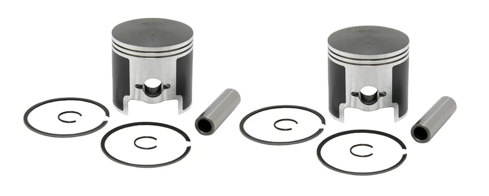 2 SPI Standard Bore Piston Kits for Polaris 500 Snow fits 1985-2006 488cc 72mm - Изображение 1 из 1