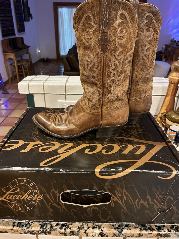 Lucchese Classics Mad Dog estilo cabra L0003, 2 punteras 4 tacones. Talla 9D Foto 1 de 4