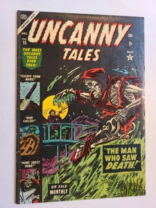 UNCANNY TALES # 15 ATLAS 1953 CLASSIC SKELETON COVER - Bild 1 von 5