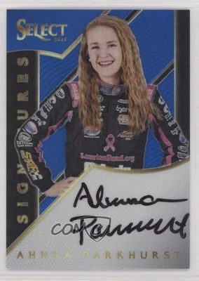 2017 Panini Select Signatures Blue Prizm 8/50 Ahnna Parkhurst #S-AP Auto - Image 1 of 3