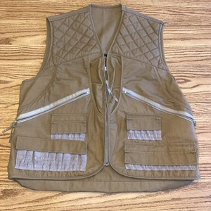 Gamehide Hunting Shooting Vest Padded Shoulders Bird Pocket Mens Size M Full Zip - Picture 1 of 5