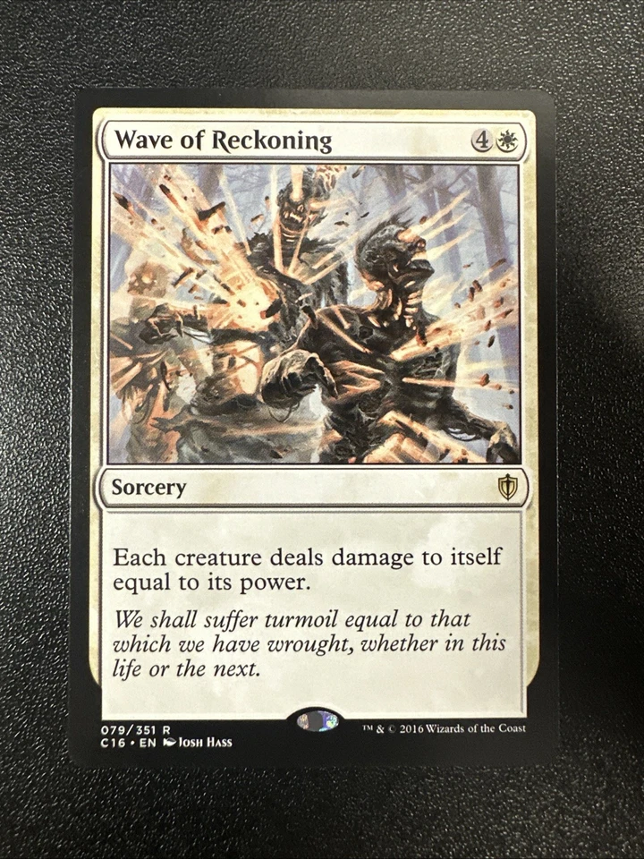 Wave of Reckoning Commander 2016 Regular 079/351 NM JL - Image 1 of 4