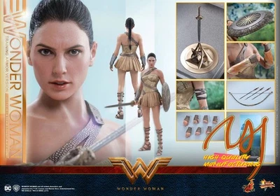 NEW Hot Toys MMS 424 Wonder Woman (Training Armor Version) Gal Gadot 1/6 Figure - Image 1 of 4