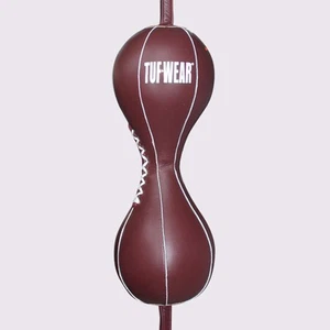 Tuf Wear Oxblood Leather Peanut Double End Bag - Picture 1 of 5