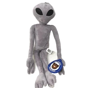 18-Inch Alien Plush Lime Green Eyes Glow In The Dark Plush Toy NEW! - Picture 1 of 4
