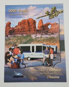 Folleto de autocaravana Jayco Eagle 2001 remolques de camping plegables tienda emergente campistas - Imagen 1 de 6