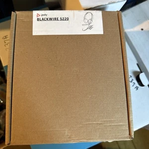 Poly Plantronics BLACKWIRE 5220 Stereo USB-A Headset New Ships Fast - Picture 1 of 2