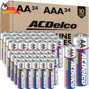 Paquete combinado de 48 pilas súper alcalinas Acdelco AA y AAA, 24 unidades cada una, - Imagen 1 de 6