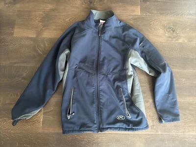 Abrigo de béisbol de poliéster Rawlings - talla adulto M - azul marino Foto 1 de 4