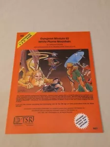 Dungeons and Dragons Reprint of S2 White Plume Mountain - Picture 1 of 5