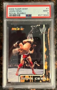 2002 Fleer Royal Rumble #7 John Cena RC Rookie PSA 9 MINT Wrestling Card - Picture 1 of 8