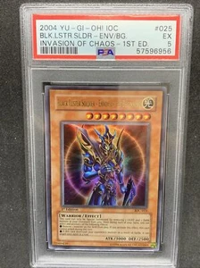 Yu-Gi-Oh! Black Luster Solider Envoy of The Beginning 2004 primera edición COI-025 PSA 5 - Imagen 1 de 10