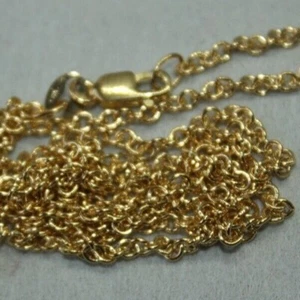 100% Genuine 9k Solid Yellow Gold Belcher Rolo Chain Necklace 55.5cm BRAND NEW - Picture 1 of 9