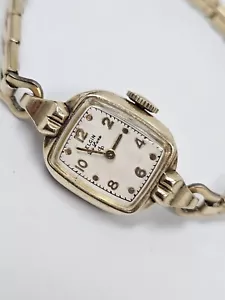 Elgin Of Luxe Cal. 651 Womens Watch Gold Filled Vintage Mechanical Wind Up Runs - Picture 1 of 7