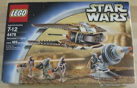 DAMAGED BOX/NEW/SEALED LEGO 4478 Star Wars Geonosian Fighter 2003