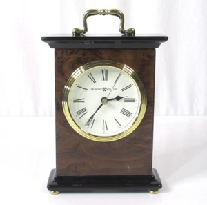 Howard Miller Berkley Table Clock 645577 Modern Walnut Finish Quartz Timepiece - Picture 1 of 5