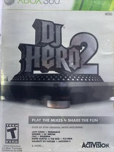 DJ Hero Xbox 360 Game Complete Free Ship - Picture 1 of 4