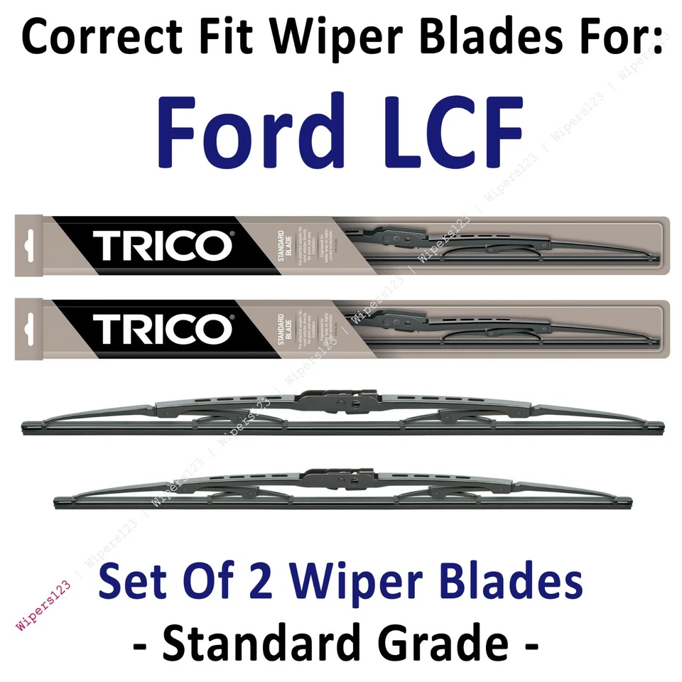 Paquete de 2 escobillas limpiaparabrisas estándar - aptas para Ford LCF 2006-2010 - 30210/200 Foto 1 de 1
