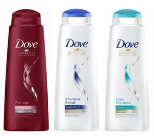 Dove Shampoo Genuine Pro age, Intensive Repair & Daily Moisture Hair Shampoo 3pk - Picture 1 of 11