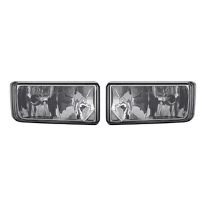 Pair  Fog Light Lamps With Bulbs For Chevy Tahoe Sierra 2007-2015 Clear Lens S11 - Picture 1 of 14