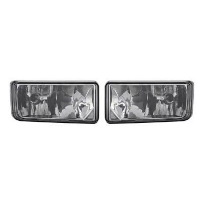Pair  Fog Light Lamps With Bulbs For Chevy Tahoe Sierra 2007-2015 Clear Lens S11 - Image 1 of 4