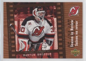 2007-08 Upper Deck McDonald's Season in Review Martin Brodeur #SR4 HOF