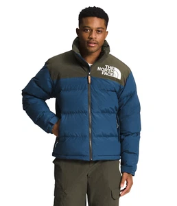 Chaqueta acolchada de plumón para hombre The North Face azul 1992 Low-Fi Hi-Tek Nuptse 700 nueva - Imagen 1 de 7