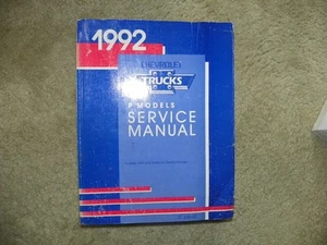 Chevrolet P 1992 modelos manual de servicio - Imagen 1 de 1