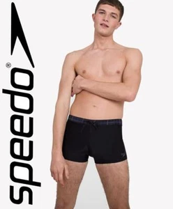 Speedo Valmilton Mens Aquashorts 32-38 waist Black Trunks Swim Shorts - Picture 1 of 5