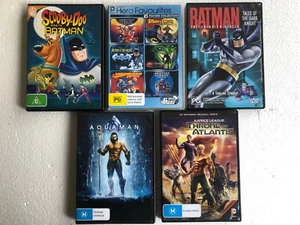 Bulk Lot 10 DVD's - Aquaman, Batman, Justice League DC comics region 4 - Picture 1 of 21