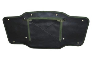 BRITPART Radiator Muff Green Edging Fits Land Rover Series 2A & Series 3 - Picture 1 of 7