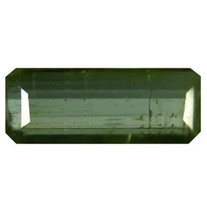Increíble octágono (10 x 4 mm) sin calefacción turmalina verde Mozambique de 1,73 quilates - Imagen 1 de 1