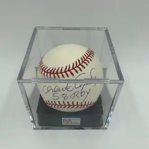 Orlando Cepeda 1958 Rookie Of The Year Signed MLB Baseball PSA DNA Graded MINT 9 - Picture 1 of 4