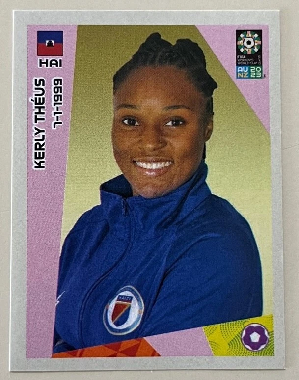 PANINI WOMEN FIFA WORLD CUP 2023 AU NZ Sticker #227 KERLY THEUS Haiti - Image 1 of 1