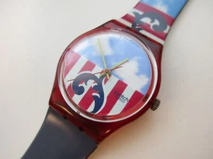 Reloj Swatch GR109 "The Boss" 1991 unisex - funcionando - Imagen 1 de 3