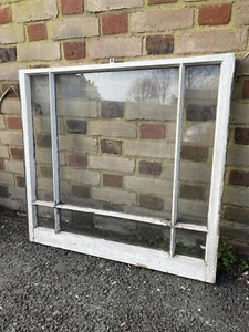 Reclaimed Old Edwardian 6 Panel Wooden Panel Sash Window - Picture 1 of 6