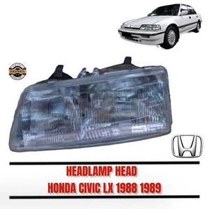 Honda Civic LX SH4 EF2 88-91 2pc R L Headlight Glass Lens R&L PAIR - Picture 1 of 4