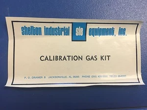 Shelton Industrial Equipment INC. Calibration Gas Kit *SEE DESCRIPTION* - Picture 1 of 4