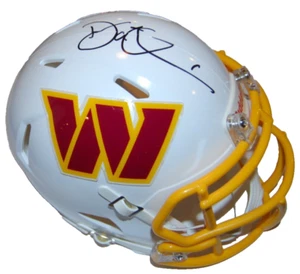 DAN QUINN signed WASHINGTON COMMANDERS mini football helmet BECKETT BAS BR32575 - Picture 1 of 2