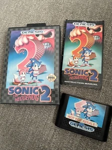 Sonic the Hedgehog 2, SEGA Genesis, 1992, Manual Included, Pre-owned And Tested! - Picture 1 of 12